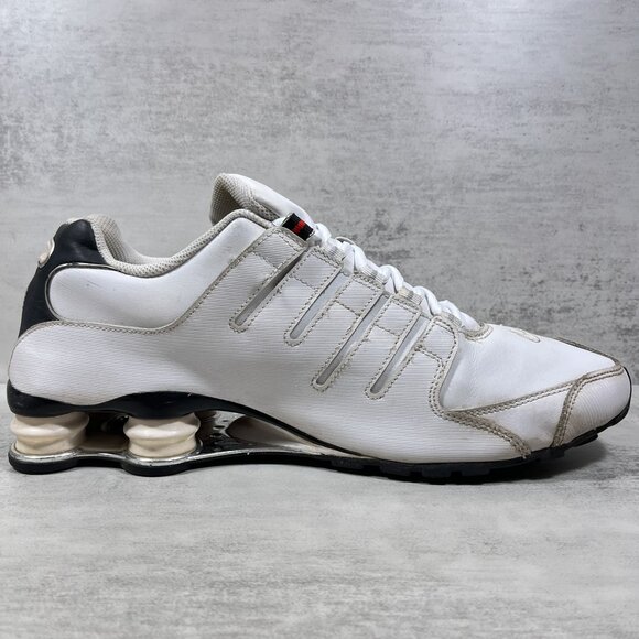 Nike Shox NZ EU Leather Sneakers - Men\'s Size 13 - White main image 11